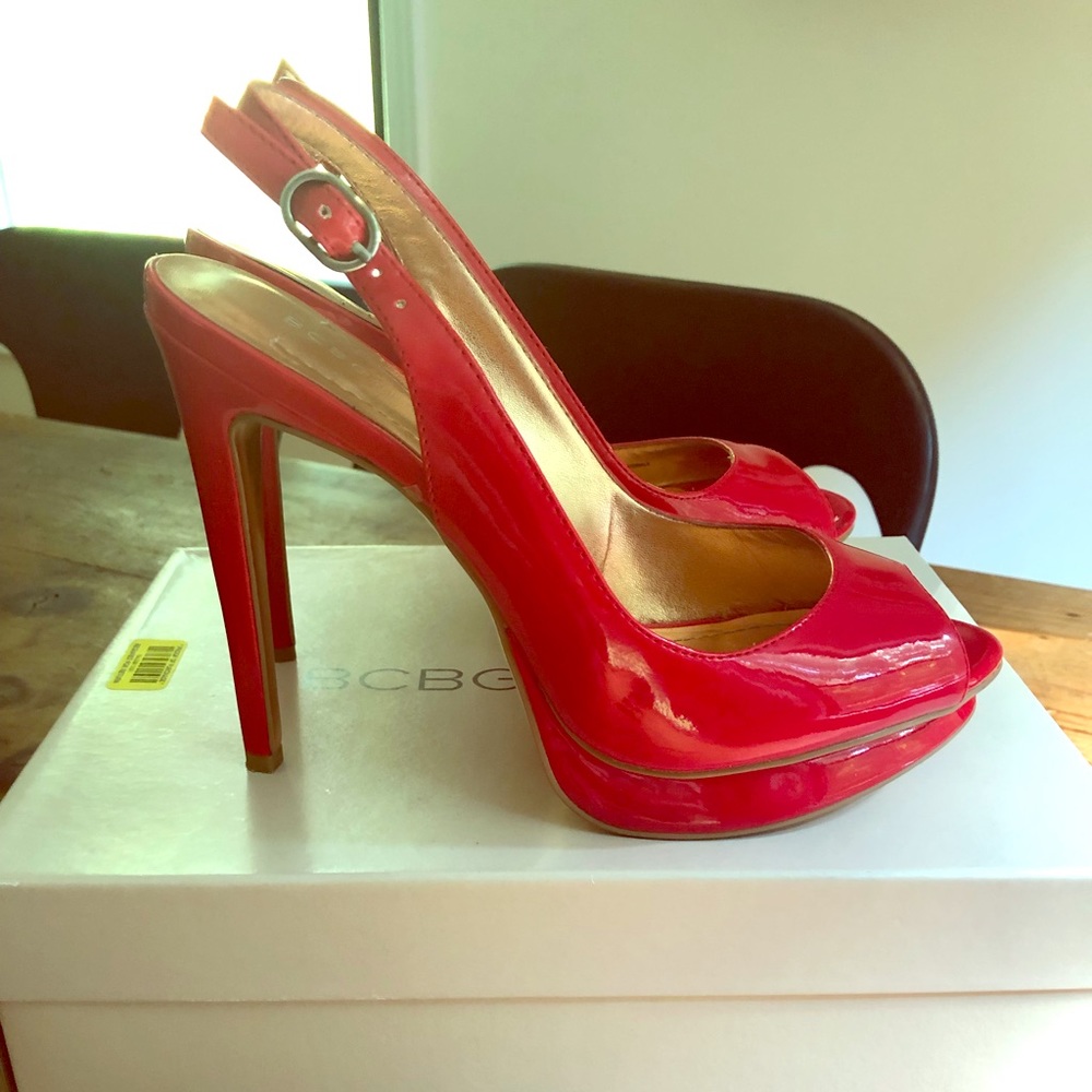 BCBGeneration patent leather heels